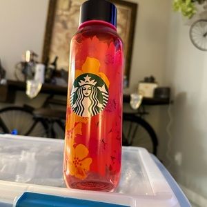 Glass Starbucks tumbler